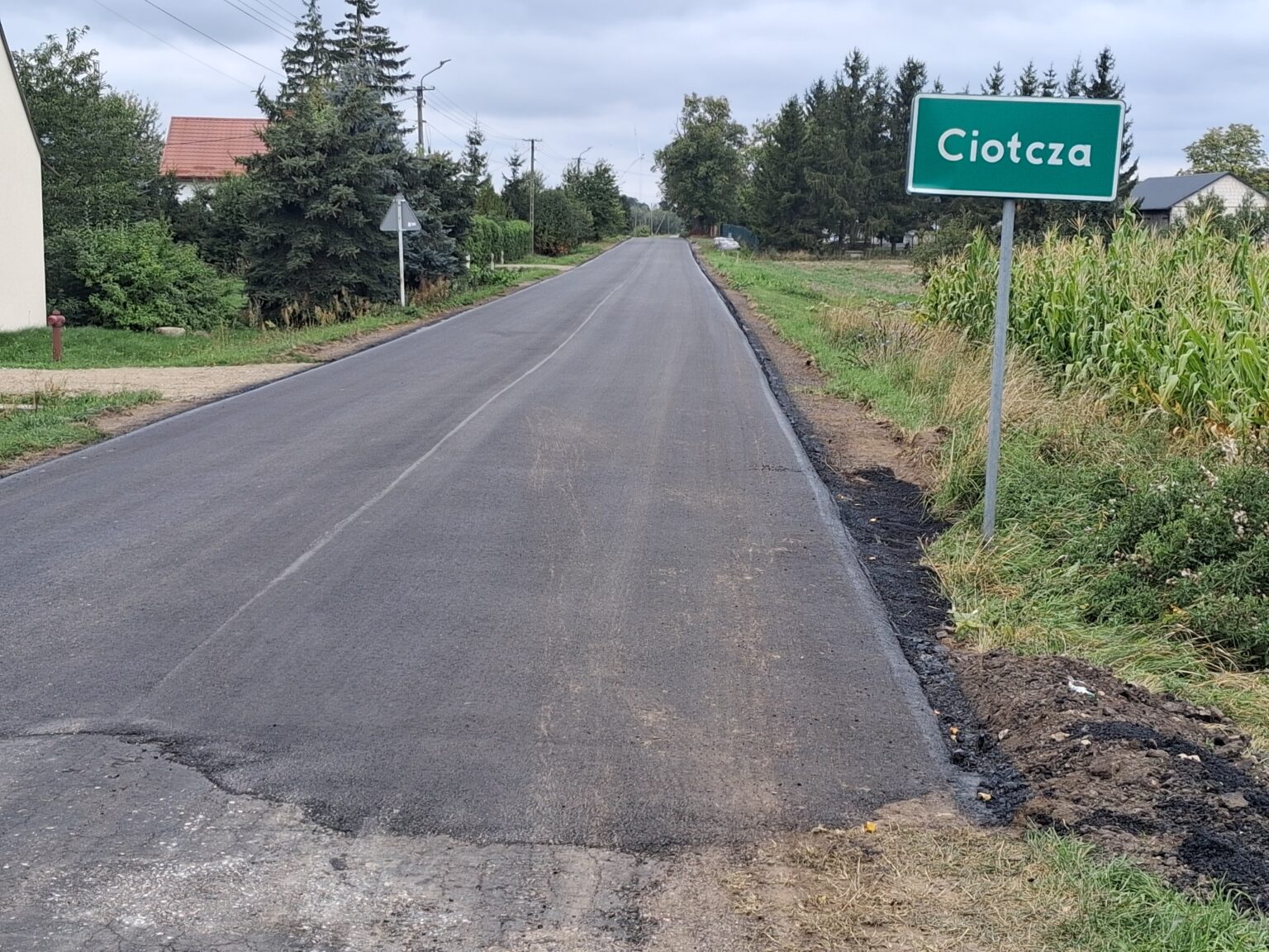 Remont drogi powiatowej nr 1512 L na odcinku około 350 m – do granicy z gminą Michów.